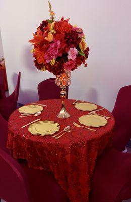 My 40th birthday party decor setup!