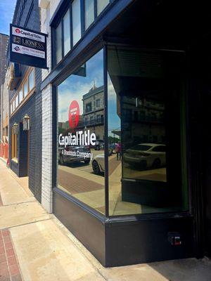 The building from the side