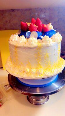 Haitian vanilla cake