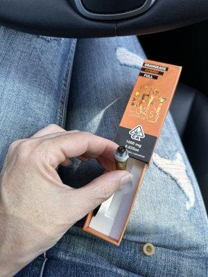 The contents coming out