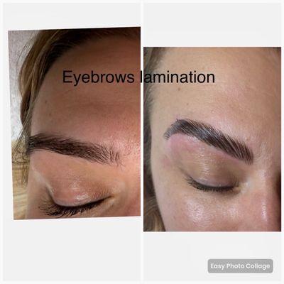 Brow lamination