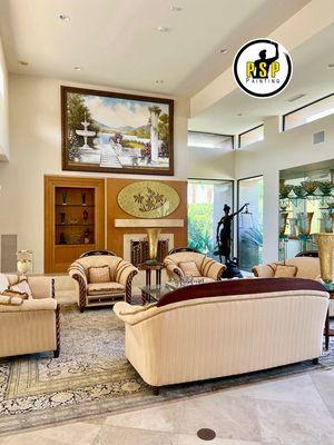 Beautiful interior transformation by PSP Painting.
From prep to final coat every detail done with care.