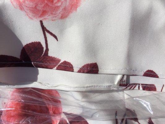 Horrible alteration job. Overpriced, $55, for poor quality. Seam is crocked!