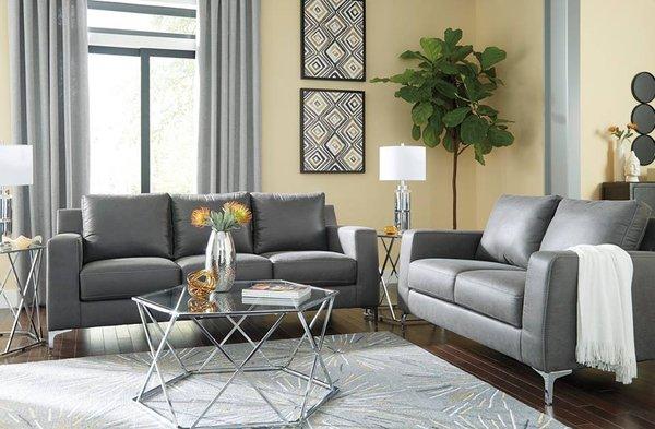 Ryler Charcoal Sofa & Loveseat