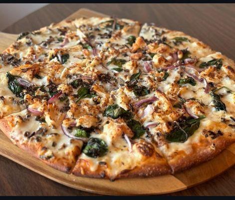 Newest Pizza on our Menu - Chicken Wildrice