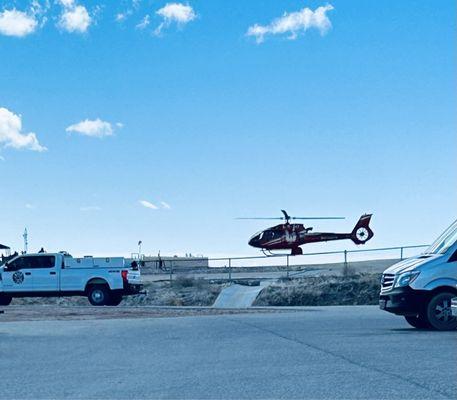 My guests on this flight! Heli-Boat tour