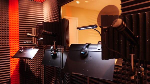 Sound proof recording studio. View 90-second video ad demo https://youtu.be/MT2H3NeaD_I
