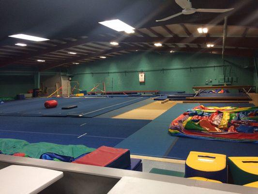 Inside InMotion. Pretty large area.