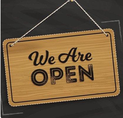 We are open!!! April 2024