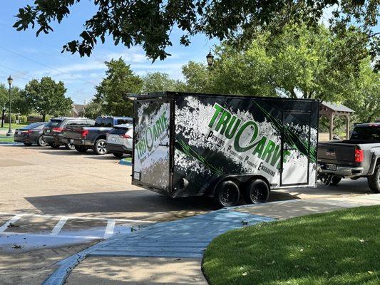 new mobile wrap install trailer up and running