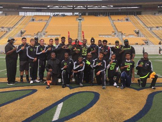 7on 7 team at Cal