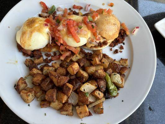 Spicy Chorizo Benedict