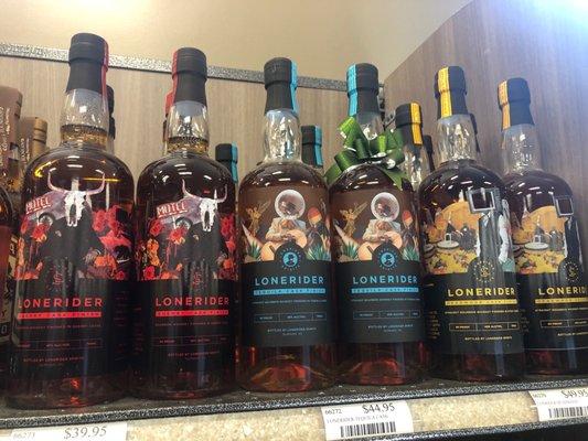 Lonerider bourbon. Local and delicious!!