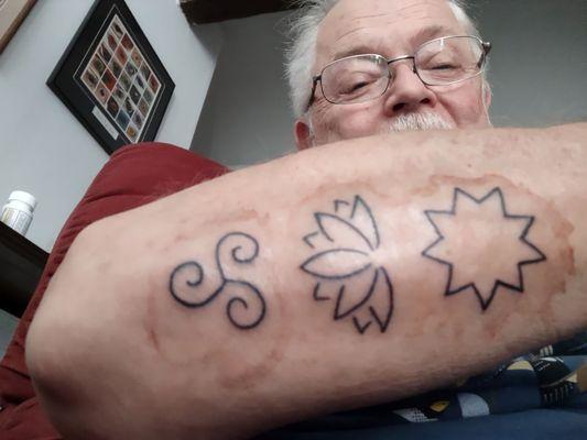 First of a set of religious symbols. More to come