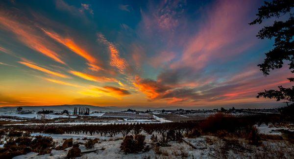 We have some gorgeous sunsets here in Yakima WA