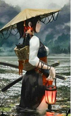 8/15/20 Samurai Princess on her way to the Laundry. By GuWeiz