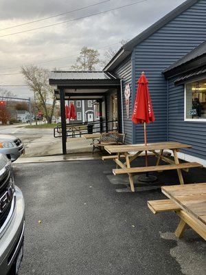 Location of the walk up ice cream window