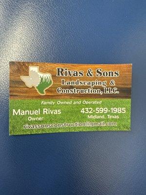 Rivas & Sons Landscaping & Construction