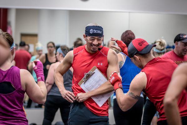 Motivating, highly trained instructors.