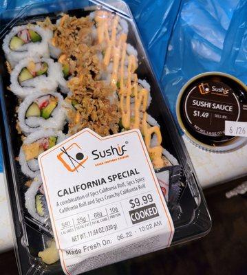 California Special Sushi Rolls. Yummy!