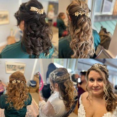 Bride and her Bridal Party