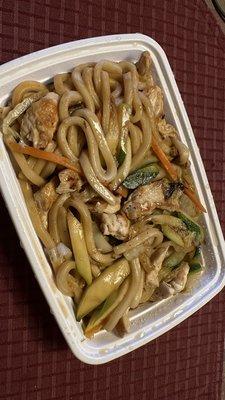 Udon Noodles with Chicken