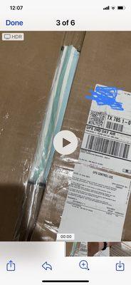 Damaged and opened box upon receipt. Gift wrapped boxes damaged and torn.