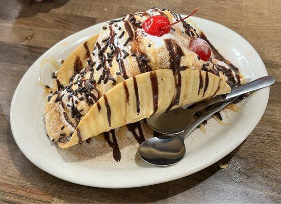 OMG, Fried Ice Cream was huge, better save room cause it's a must.