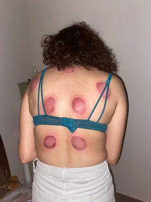 Soon to be bride after receiving a massage from Angel Massage.