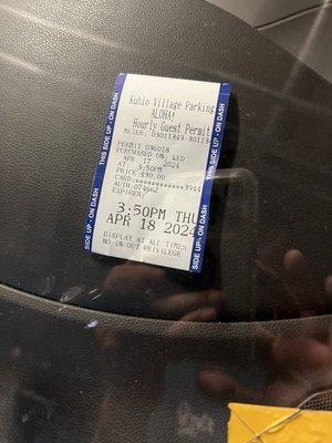 Kuhio Village Parking. Recommend when parking in Waikiki off Kuhio & 2 blocks from the beach