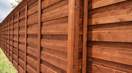 Horizontal Wood Fence!