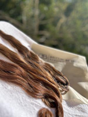 Dimensional brunettes and red are so much fun!