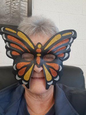 I'm asking Dr. Brandon if he has ever adjusted a butterfly lol