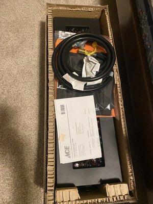 This was how my order was delivered - an open/exposed box.