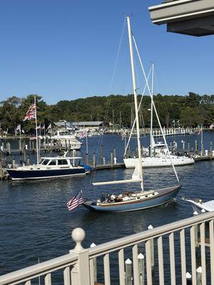 Morning view of the marina at St. Michaels
