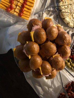 Catering for a private event.