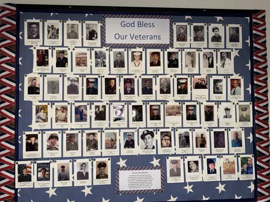 Prayer wall for Veterans & Active Duty