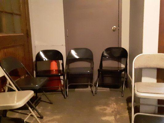 Waiting room (food pantry).