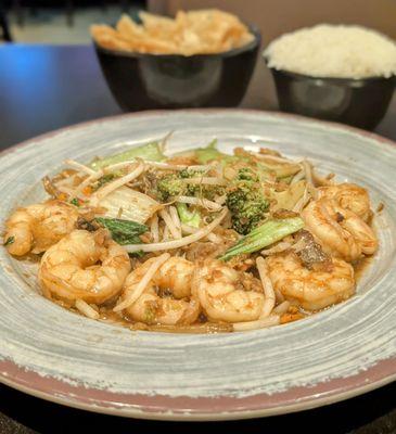 Lunch special Shrimp Chop Suey