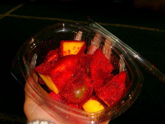 YUM my FAV i'd highly recommend trying the tray where you can sample all five fruits shit is fire MANGO LOCO muchas gracias