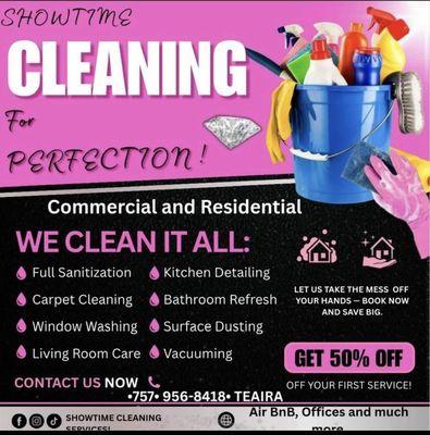 Showtime Cleaning For Perfection