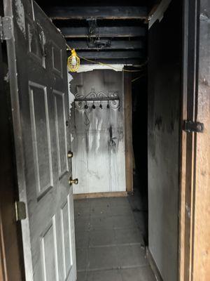 One of our fire restoration jobsites.