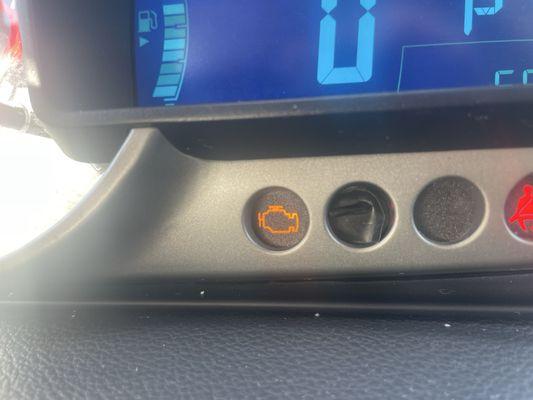 My $250 taped over light