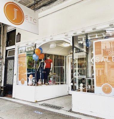 Outside the store. Next to Juans!