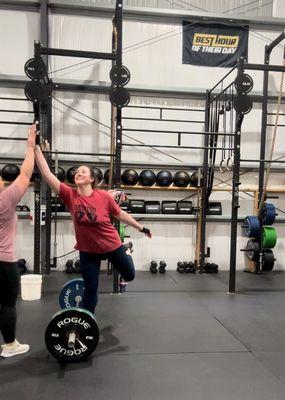 At The BackWoods CrossFit, we lift more than weights--we lift each other up!