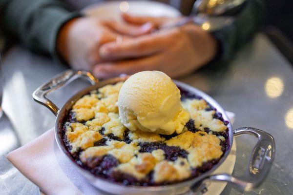 2024 Easter Brunch Three Course: Berry Cobbler w/ vanilla Ice Cream ($60/per)