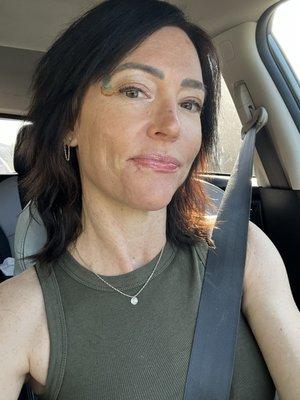 Feeling so good, got my hair styled & spirits lifted by my chat with Tyler