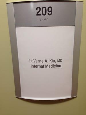 Kia Laverne A, MD