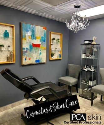 Our beautiful Cosmetic Room