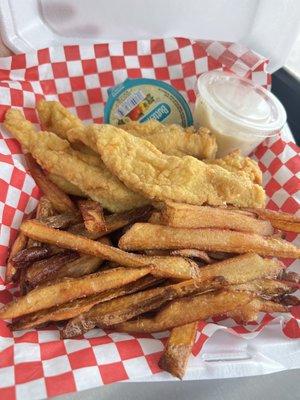 Chicken strip basket